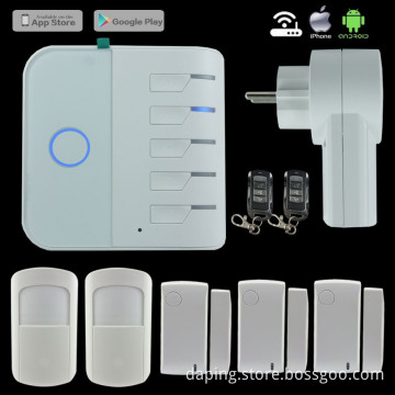 GSM WIFI home security alarm system, security alarm system Usage GSM wifi alarm system
